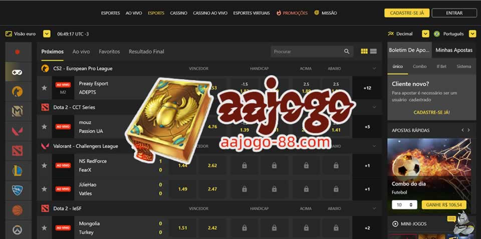Apostas multiplas